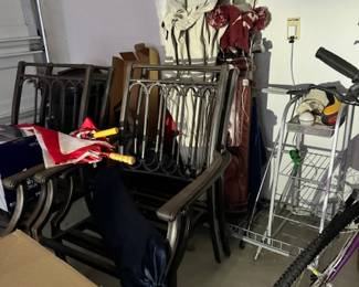 Lawn Chairs, Golf Storage Rack