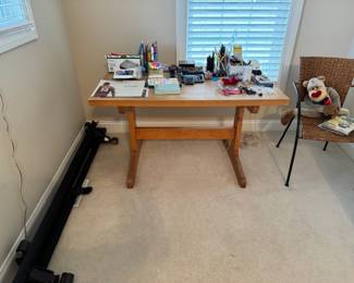 Desk and Supplies