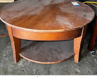 JPAS2000 Round Wooden Coffee Table Local Pickup