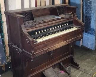 JPAS9076 Vintage Crane and Sons Pump Organ