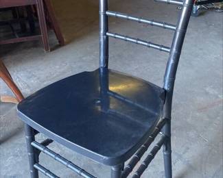 JPAS1020 BLACK PLASTIC EVENT CHAIR