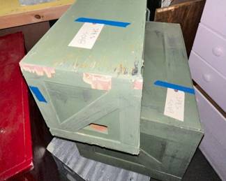 JPAS5048 Green Wood Crates Theater Scenery Prop Local Pickup