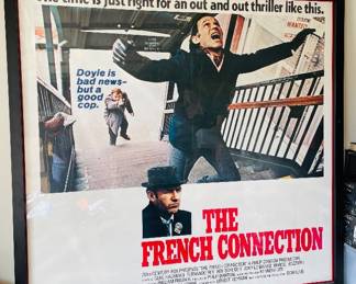 French Connection Huge framed poster 80" x 80".