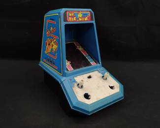 Miniature Ms. Pac-Man Arcade Machine - working condition!