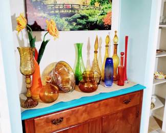 MID CENTURY BEAUTIFUL GLASSWARE