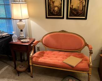 Settee and footstool have sold but other items in picture are still available