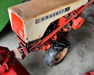 Gravely Super Convertible Tiller with Attachments