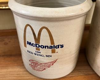 Red Wing Commemorative Mc Donalds Crock