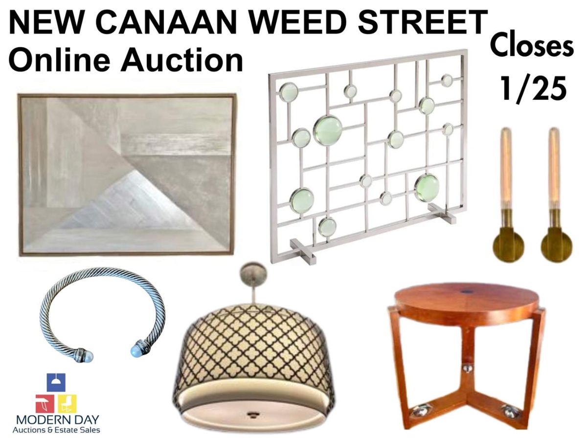 NEW CANAAN Weed Street Online Auction By... starts on 1/16/2024