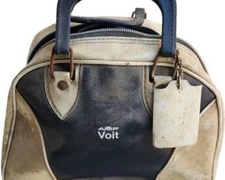 Vintage Bowling Ball and Bag