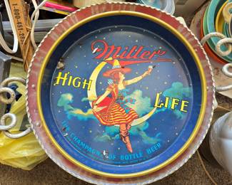 Miller high life tin