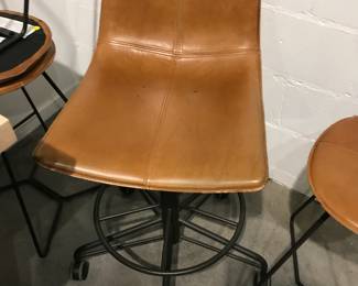 west elm adjustable swivel leather office chair (not included in discount days)