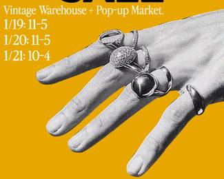 WAREHOUSE January 11 x 17 Poster  Orange