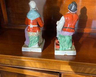 Pair of Staffordshire Figures about 15 inches tall.