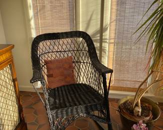 Wicker Rocker.