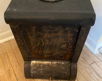Great Old Coal Scuttle. Decorated