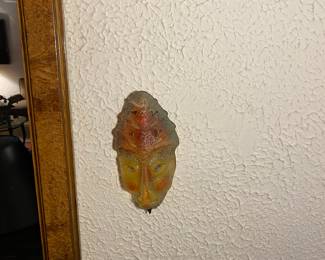 Carved Amber Head, African ?