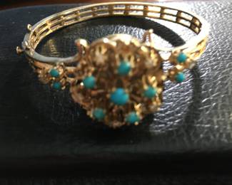 14 K Gold Jewel Covered Watch