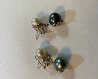 14 k Gold South Sea 10 MM Pearls Earrings