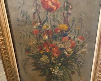 Fine Still Life Painting Signed Indistinguishably. Signature Is There Just Hard To Read