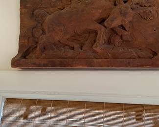 Deeply Carved African Plaques.