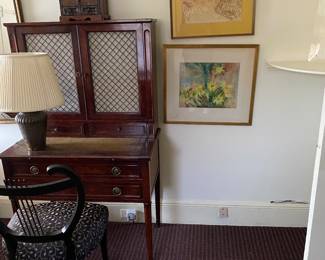 Secretary Desk Chair Etchings,