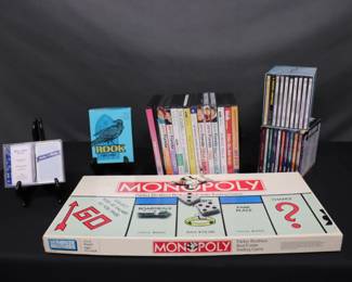 Games, Classical Music CD Collection, and Exercise DVD Lot