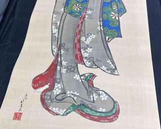 2 Unframed, Japanese Geisha Print Unframed, Japanese Geisha Print