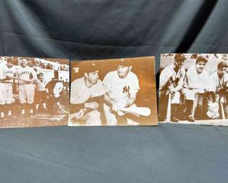 Babe Ruth Lou Gehrig Joe DiMaggio Print
