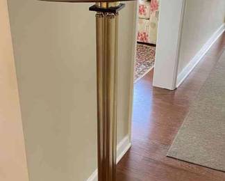 Gold Tone Floor Lamp