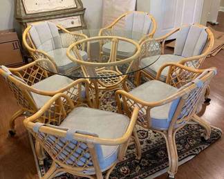 Bamboo Table and Chairs