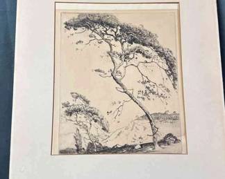 Alfred Hutty Pencil Signed Etching 