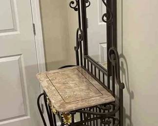 Entry Table with Mirror