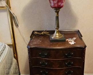 Second cranberry lamp