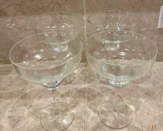 (4) Margarita Glasses