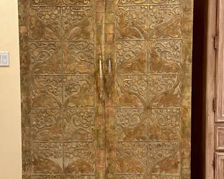 Armoire with Gold Leaf Detail