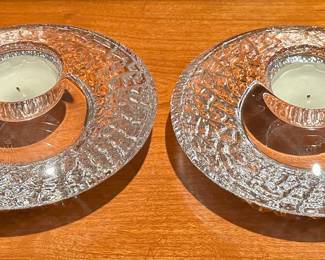 Orrefors Votive Candle Holders