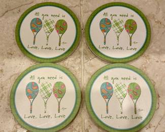 Tennis Coasters