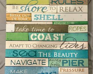 "Ocean Rules" Stretched Canvas Print