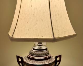 Cloisonne Lamp with Gargoyle Finial
