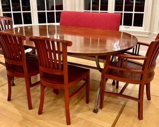Design Center Racetrack Oval Dining Table 