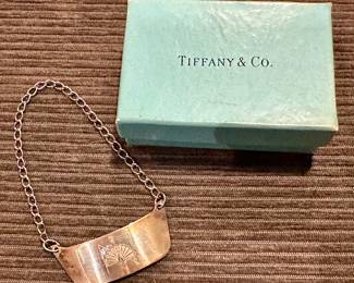 Tiffany & Co. Sterling Liquor Tag 