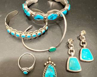 Sterling & Turquoise Jewelry