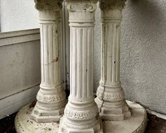 Three column garden stand