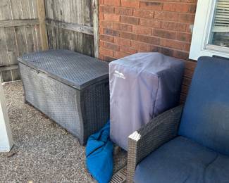 Outdoor storage, out door furniture