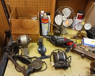 Auto Parts and vintage power tools