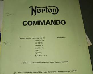 Norton Commando motorcycle manual