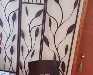 Wrought iron room separator