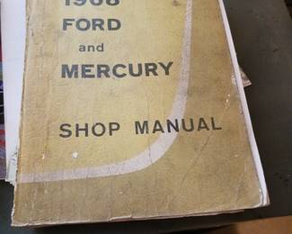 Vintage automobile repair car manuals