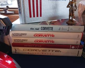 Several books on Corvettes
